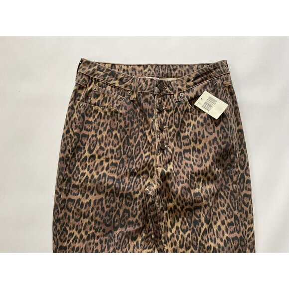 Guess Women’s Originals Leopard Print Button Fly Skinny Jeans High Rise Size 27 - Picture 8 of 12